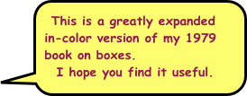 This is a greatly expanded in-color version of my 1979 book on boxes.
  I hope you find it useful.